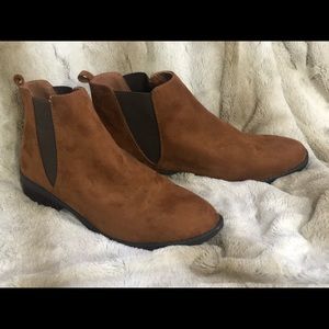 Brown Booties Size 11